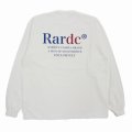【30％OFF】ROUGH AND RUGGED/DESIGN LS（WHITE）［刺繍+プリント長袖T-25春夏］