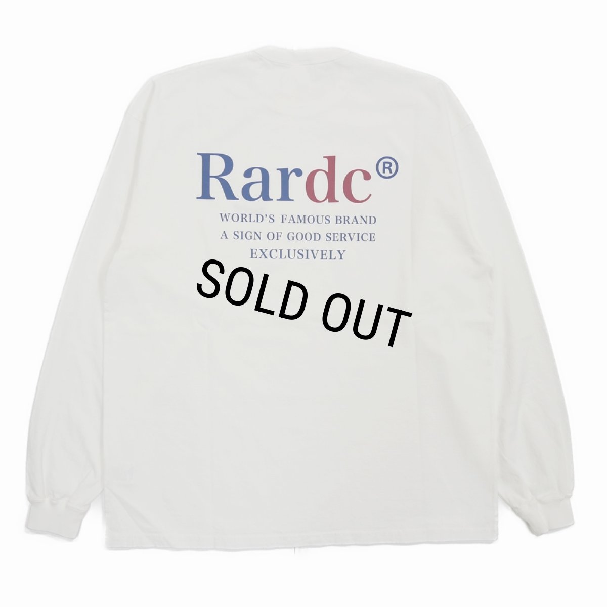 画像1: 【30％OFF】ROUGH AND RUGGED/DESIGN LS（WHITE）［刺繍+プリント長袖T-25春夏］ (1)