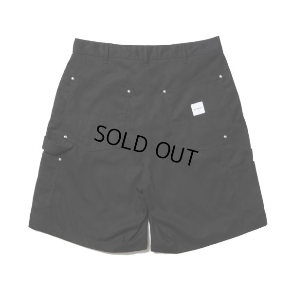画像2: COOTIE PRODUCTIONS/Abyss Dyed Duck Double Knee Painter Shorts（Black）［ダブルニーペインターショーツ-25春夏］