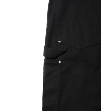 画像4: COOTIE PRODUCTIONS/Abyss Dyed Duck Double Knee Painter Shorts（Black）［ダブルニーペインターショーツ-25春夏］ (4)