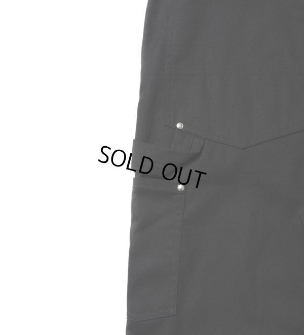 画像4: COOTIE PRODUCTIONS/Abyss Dyed Duck Double Knee Painter Shorts（Black）［ダブルニーペインターショーツ-25春夏］