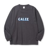 CALEE/VINTAGE TYPE SYNDICATE RETRO GIRL L/S TEE ＜NATURALLY PAINT DESIGN＞（BLACK）［プリント長袖T-25春夏］