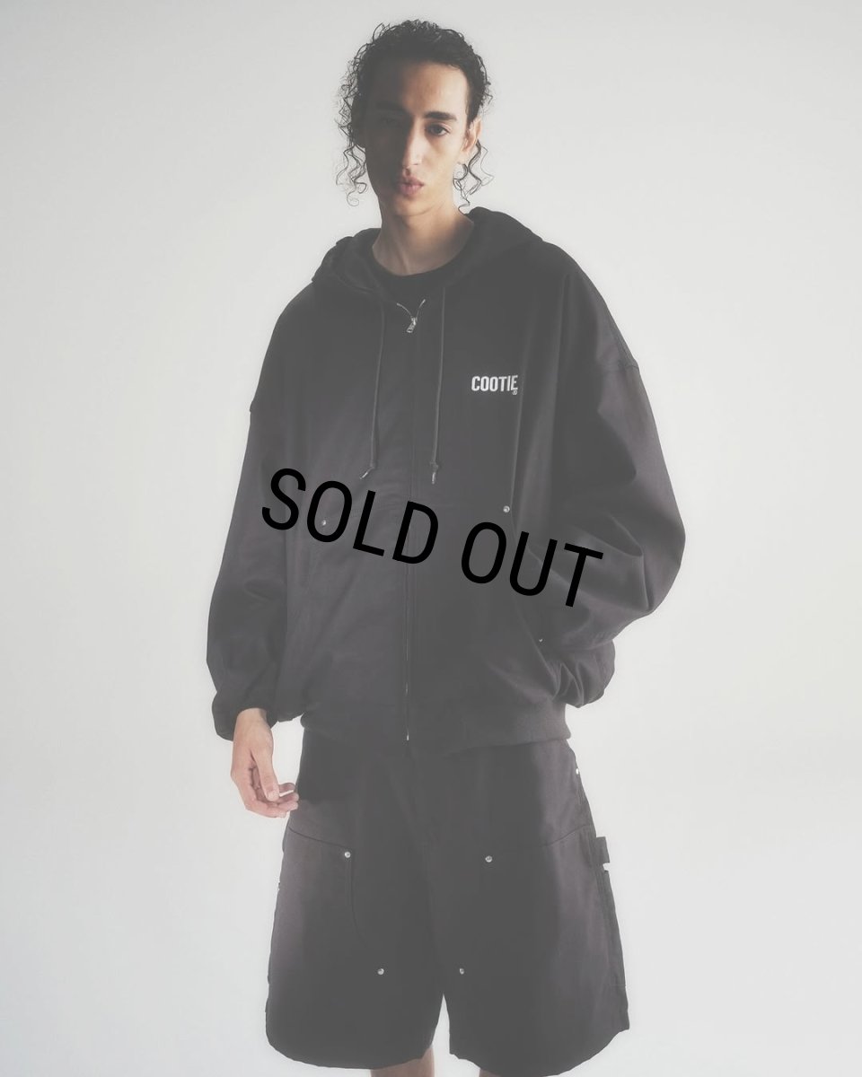 画像5: COOTIE PRODUCTIONS/Abyss Dyed Duck Double Knee Painter Shorts（Black）［ダブルニーペインターショーツ-25春夏］ (5)