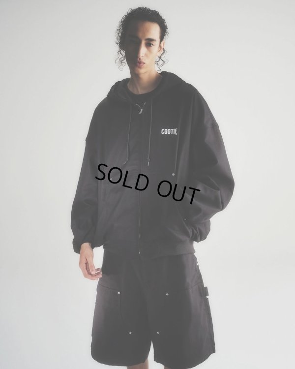 画像5: COOTIE PRODUCTIONS/Abyss Dyed Duck Double Knee Painter Shorts（Black）［ダブルニーペインターショーツ-25春夏］