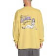 画像4: CALEE/VINTAGE TYPE SYNDICATE RETRO GIRL L/S TEE ＜NATURALLY PAINT DESIGN＞（BLACK）［プリント長袖T-25春夏］ (4)