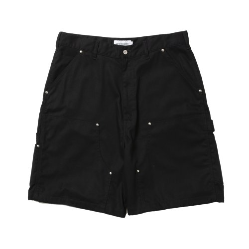 他の写真1: COOTIE PRODUCTIONS/Abyss Dyed Duck Double Knee Painter Shorts（Black）［ダブルニーペインターショーツ-25春夏］