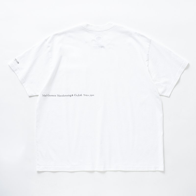 画像2: RATS/PACK TEE REGULAR SILHOUETTE "CREW NECK"（WHITE）［プリントポケT-25春夏］