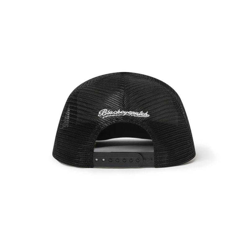 画像2: BlackEyePatch/FLYING OG BOY AIRBRUSHED MESH CAP(WHITE/BLACK)