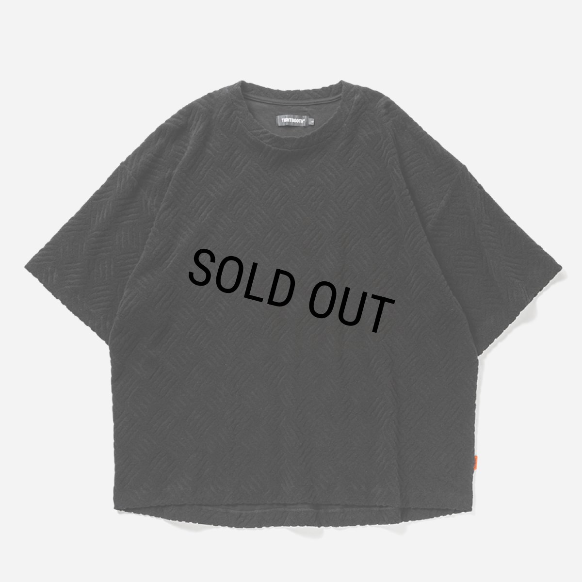 画像1: 【30％OFF】TIGHTBOOTH/CHECKER PLATE S/S T-SHIRT（Black）［チェッカープレートT-25春夏］ (1)