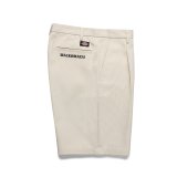 WACKO MARIA/DICKIES / PLEATED SHORT TROUSERS（OFF WHITE）［ワンタックショートトラウザース-25春夏］
