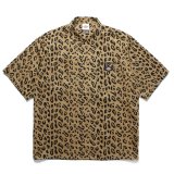 WACKO MARIA/DICKIES / LEOPARD WORK SHIRT（BEIGE）［レオパードワークシャツ-25春夏］