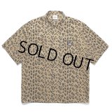WACKO MARIA/DICKIES / LEOPARD WORK SHIRT（BEIGE）［レオパードワークシャツ-25春夏］