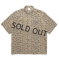 WACKO MARIA/DICKIES / LEOPARD WORK SHIRT（BEIGE）［レオパードワークシャツ-25春夏］