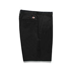 画像1: WACKO MARIA/DICKIES / PLEATED SHORT TROUSERS（BLACK）［ワンタックショートトラウザース-25春夏］ (1)