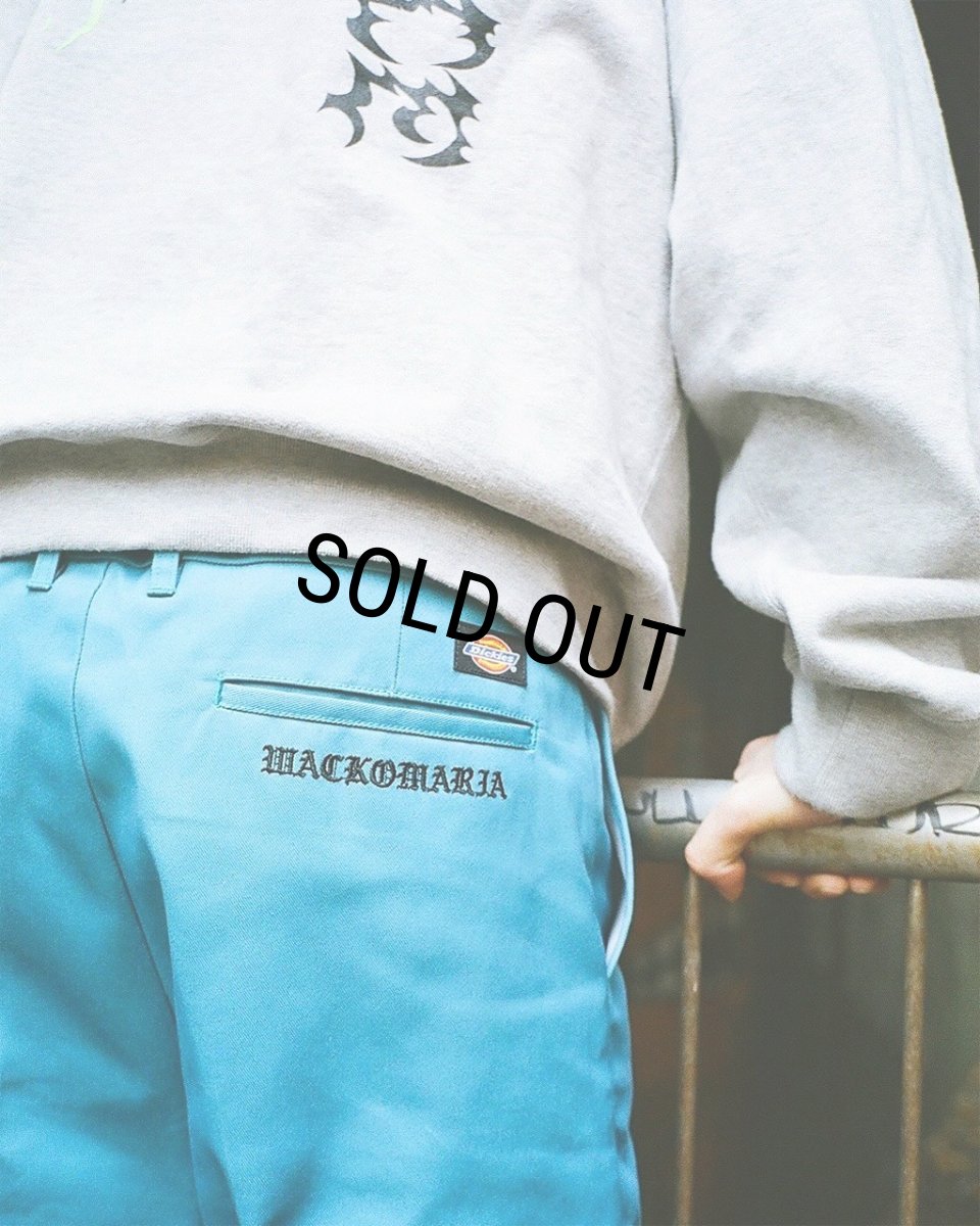 画像3: WACKO MARIA/DICKIES / PLEATED TROUSERS（BLUE）［ワンタックトラウザース-25春夏］ (3)