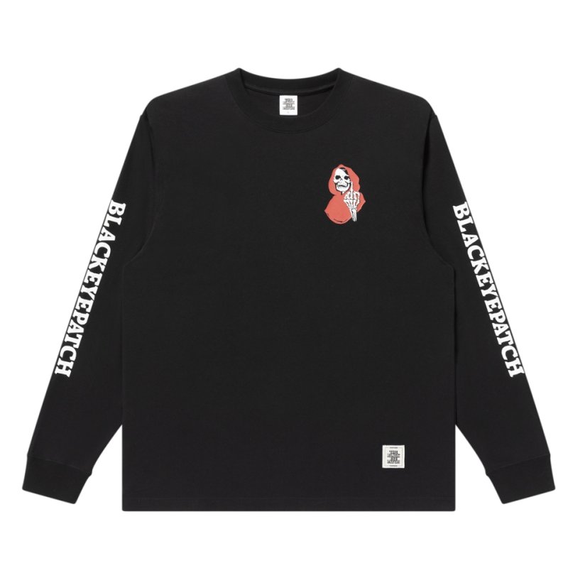 画像1: BlackEyePatch/HAVE A NICE DAY L/S TEE（BLACK）