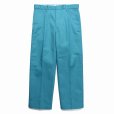 画像2: WACKO MARIA/DICKIES / PLEATED TROUSERS（BLUE）［ワンタックトラウザース-25春夏］ (2)