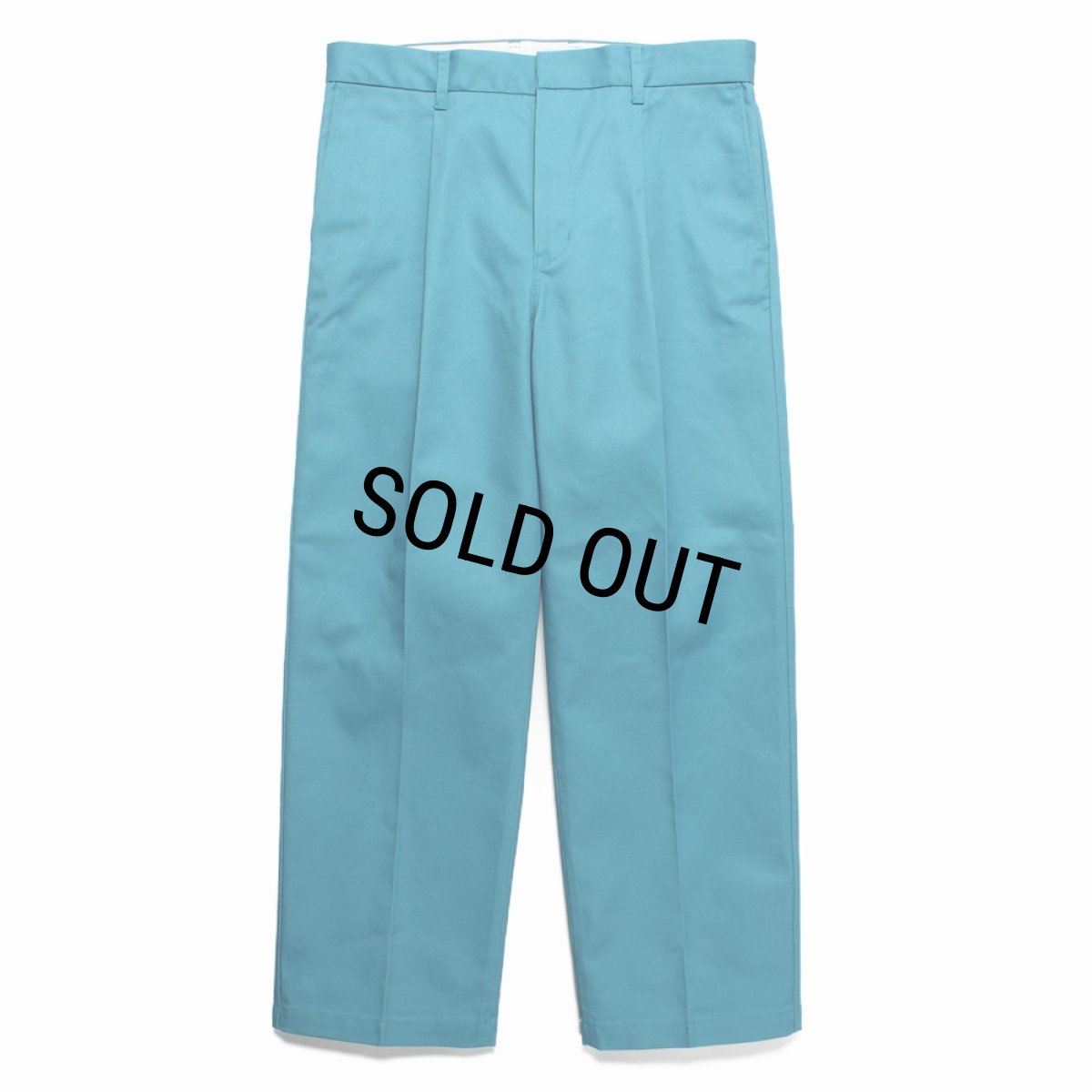 画像2: WACKO MARIA/DICKIES / PLEATED TROUSERS（BLUE）［ワンタックトラウザース-25春夏］ (2)