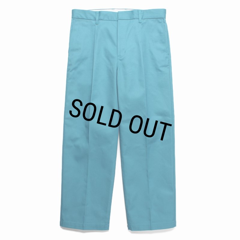 WACKO MARIA/DICKIES / PLEATED TROUSERS（BLUE）［ワンタック