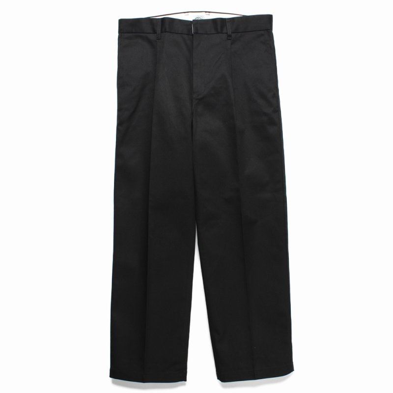 画像2: WACKO MARIA/DICKIES / PLEATED TROUSERS（BLACK）［ワンタックトラウザース-25春夏］