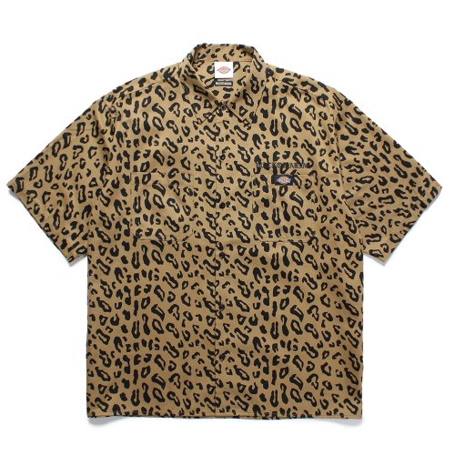 他の写真1: WACKO MARIA/DICKIES / LEOPARD WORK SHIRT（BEIGE）［レオパードワークシャツ-25春夏］