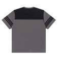 画像2: BlackEyePatch/BLOCK COLLEGE 2 TONE HOCKEY TEE（CHARCOAL） (2)