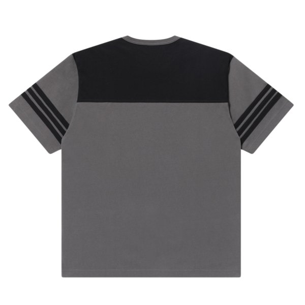 画像2: BlackEyePatch/BLOCK COLLEGE 2 TONE HOCKEY TEE（CHARCOAL）