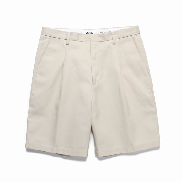 画像2: WACKO MARIA/DICKIES / PLEATED SHORT TROUSERS（OFF WHITE）［ワンタックショートトラウザース-25春夏］