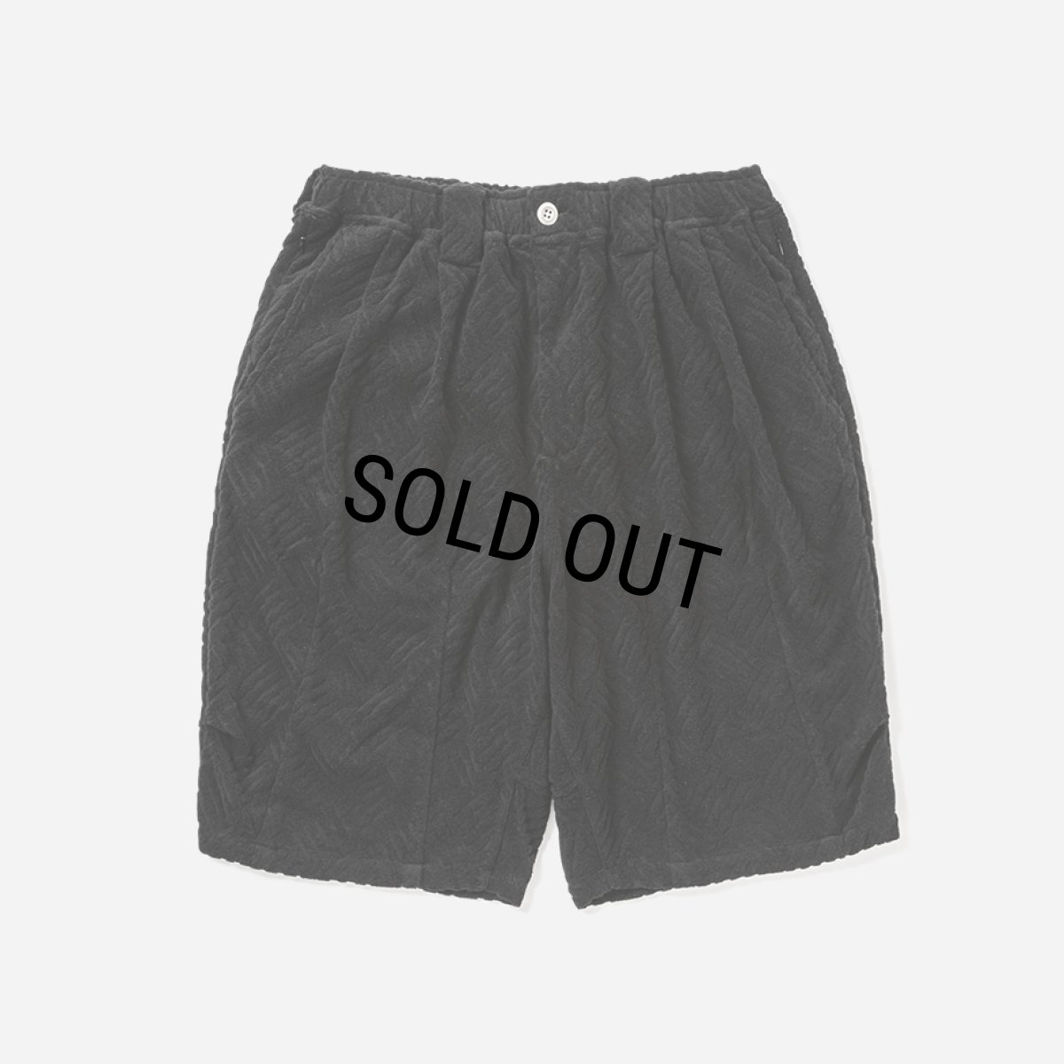 画像1: TIGHTBOOTH/CHECKER PLATE BIG SHORTS（Black）［チェッカープレートビッグショーツ-25春夏］ (1)
