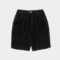 TIGHTBOOTH/CHECKER PLATE BIG SHORTS（Black）［チェッカープレートビッグショーツ-25春夏］