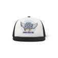 画像1: BlackEyePatch/FLYING OG BOY AIRBRUSHED MESH CAP（WHITE/BLACK） (1)