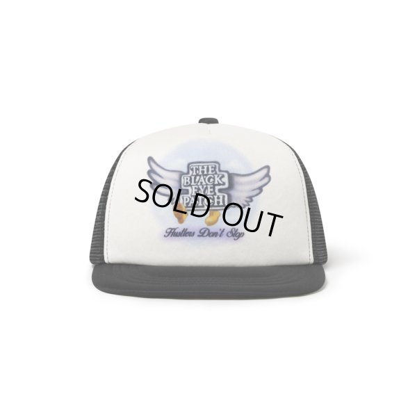 画像1: BlackEyePatch/FLYING OG BOY AIRBRUSHED MESH CAP（WHITE/BLACK）