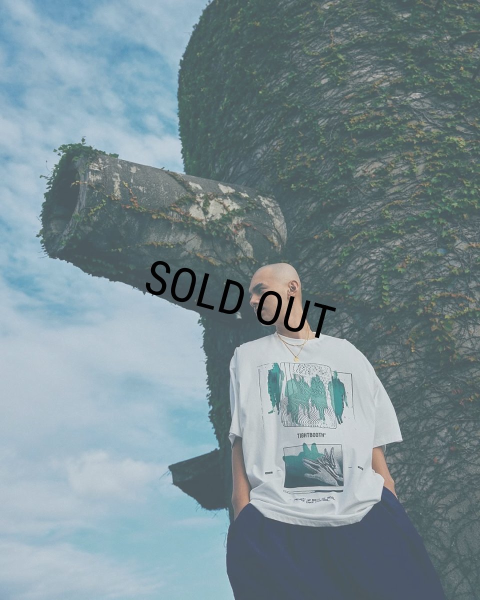 画像2: TIGHTBOOTH/SHADOW S/S T-SHIRT（White）［プリントT-25春夏］ (2)