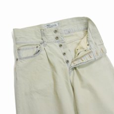 画像4: 【30％OFF】DAIRIKU/"Ice Wash" W-Velt Wide Denim Pants（Ice Wash）［ダブルベルトワイドデニムパンツ-25春夏］ (4)