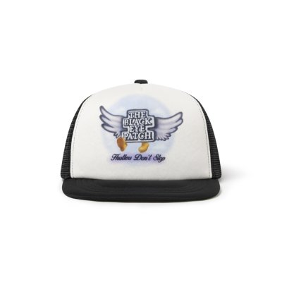 画像1: BlackEyePatch/FLYING OG BOY AIRBRUSHED MESH CAP（WHITE/BLACK）