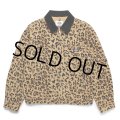 WACKO MARIA/DICKIES / LEOPARD WORK JACKET（BEIGE）［レオパードワークJKT-25春夏］