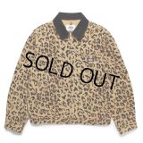 WACKO MARIA/DICKIES / LEOPARD WORK JACKET（BEIGE）［レオパードワークJKT-25春夏］