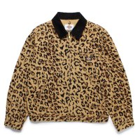WACKO MARIA/DICKIES / LEOPARD WORK JACKET（BEIGE）［レオパードワークJKT-25春夏］