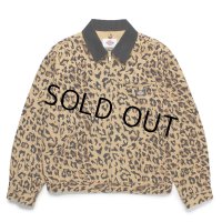 WACKO MARIA/DICKIES / LEOPARD WORK JACKET（BEIGE）［レオパードワークJKT-25春夏］