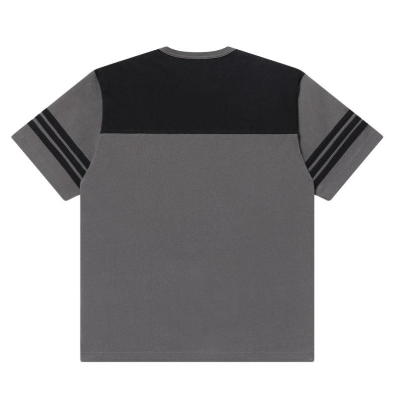 画像2: BlackEyePatch/BLOCK COLLEGE 2 TONE HOCKEY TEE(CHARCOAL)