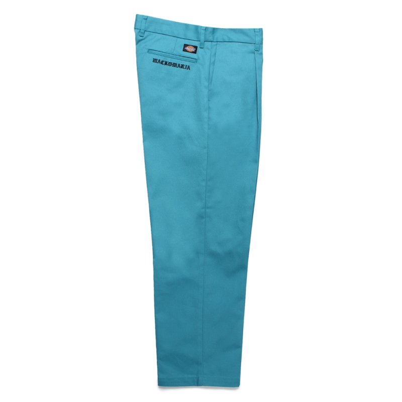 画像1: WACKO MARIA/DICKIES / PLEATED TROUSERS（BLUE）［ワンタックトラウザース-25春夏］
