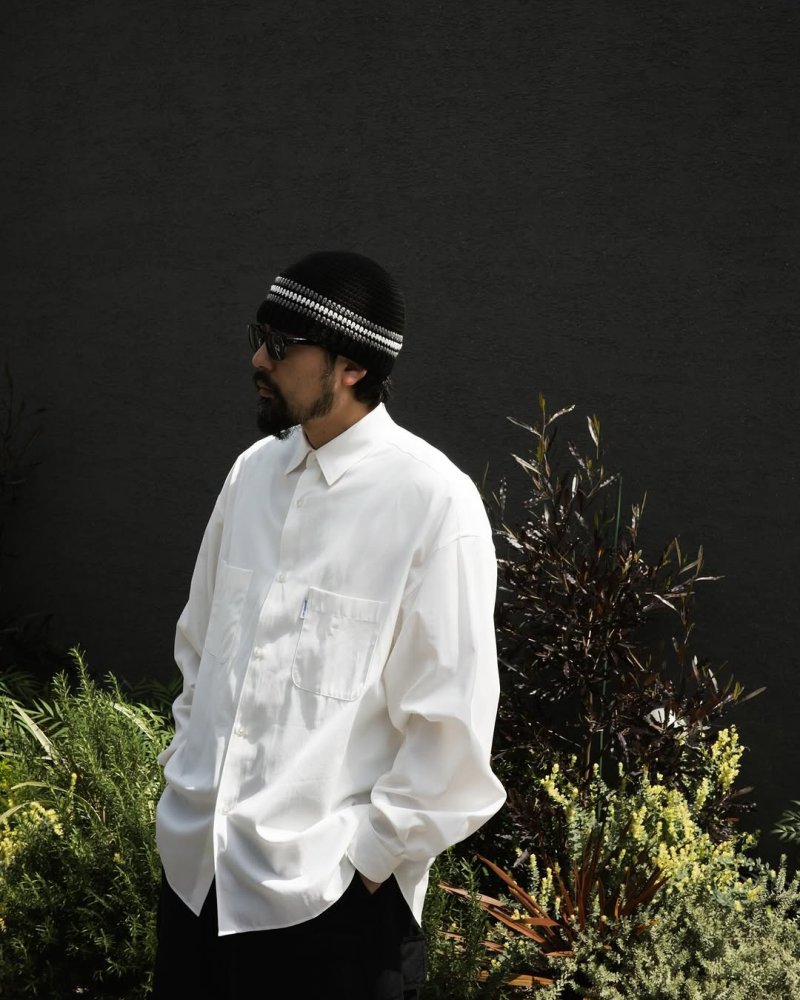 画像2: COOTIE PRODUCTIONS/Crochet Cuffless Beanie（Black Line）［カフレスビーニー-25春夏］