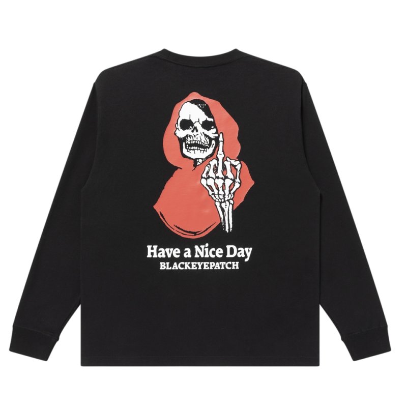 画像2: BlackEyePatch/HAVE A NICE DAY L/S TEE（BLACK）