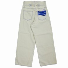 画像2: 【30％OFF】DAIRIKU/"Ice Wash" W-Velt Wide Denim Pants（Ice Wash）［ダブルベルトワイドデニムパンツ-25春夏］ (2)