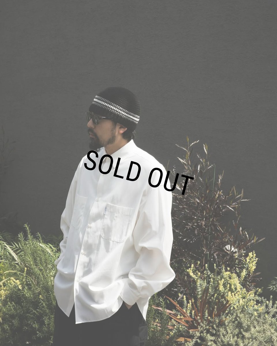 画像2: COOTIE PRODUCTIONS/Crochet Cuffless Beanie（Black Line）［カフレスビーニー-25春夏］ (2)