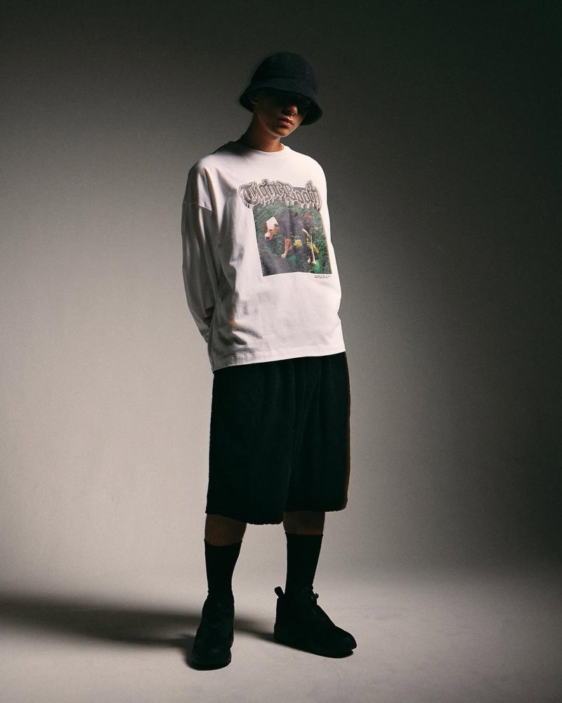 画像2: TIGHTBOOTH/CHECKER PLATE BIG SHORTS（Black）［チェッカープレートビッグショーツ-25春夏］