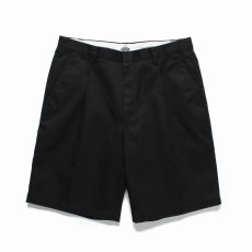 画像2: WACKO MARIA/DICKIES / PLEATED SHORT TROUSERS（BLACK）［ワンタックショートトラウザース-25春夏］ (2)