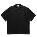 WACKO MARIA/DICKIES / WORK SHIRT（BLACK）［ワークシャツ-25春夏］