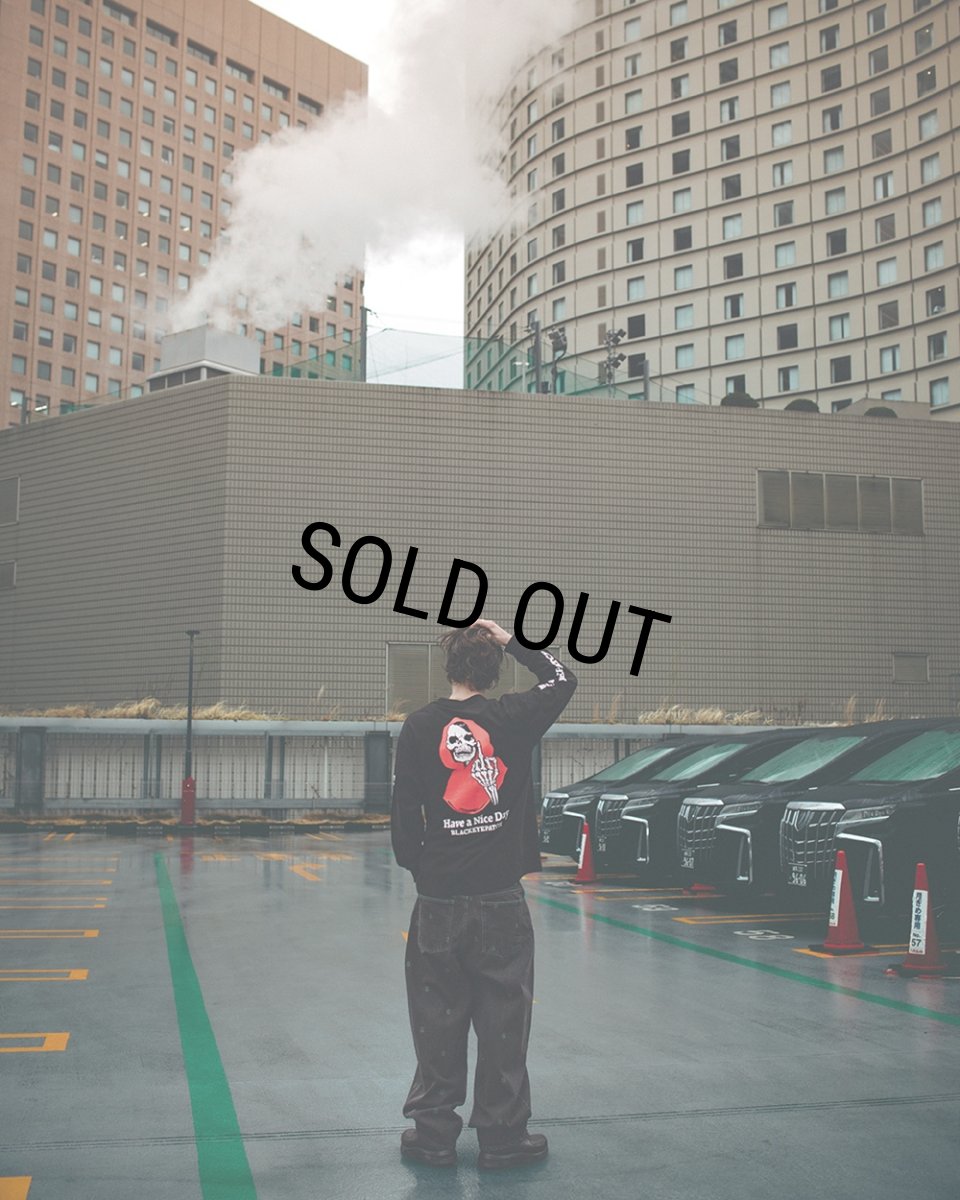 画像3: BlackEyePatch/HAVE A NICE DAY L/S TEE（BLACK） (3)