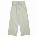 【30％OFF】DAIRIKU/"Ice Wash" W-Velt Wide Denim Pants（Ice Wash）［ダブルベルトワイドデニムパンツ-25春夏］
